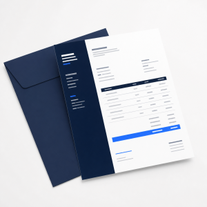 Executive Minimal Invoice template preview