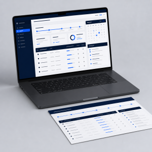 Project Delivery Dashboard template preview