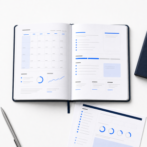 Quarterly Business Planner template preview
